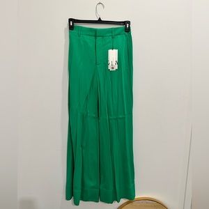 Never worn - Zara green trousers